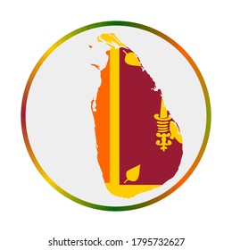 Sri Lanka Icon Shape Country Sri Stock Vector (Royalty Free) 1795732627 ...