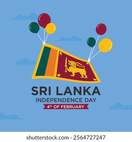 Sri Lanka Independence Day. February 4th. Sri Lanka National Day.