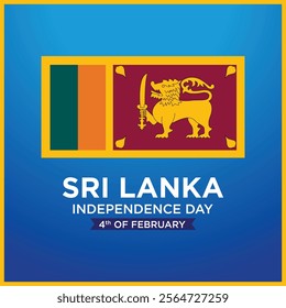 Sri Lanka Independence Day. February 4th. Sri Lanka National Day.