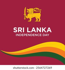 Sri Lanka Independence Day. February 4th. Sri Lanka National Day.