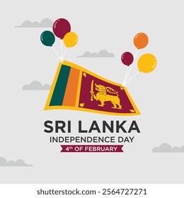 Sri Lanka Independence Day. February 4th. Sri Lanka National Day.