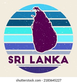 Sri Lanka Logo Sign Map Country Stock Vector (Royalty Free) 2183645227 ...