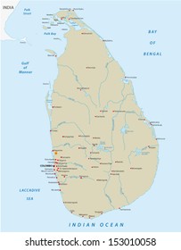 Sri Lanka Map