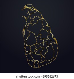 sri Lanka map