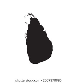 Sri Lanka mapa icono ilustración elemento diseño