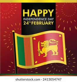 Sri Lanka National day, Sri Lanka Independence day good for all social media platform, Joy, Happiness, National day Patriotisms.