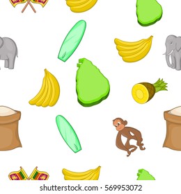 Sri Lanka pattern. Cartoon illustration of Sri Lanka vector pattern for web