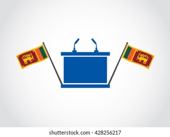 Sri Lanka Podium Freedom Speech