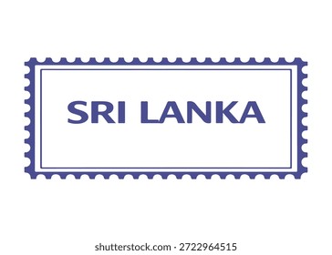 Sri Lanka carimbo de correio ícone do vetor em um fundo branco
Carimbo de correio vetorial sobre fundo branco