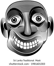 Sri lanka mask Stock Illustrations, Images & Vectors | Shutterstock