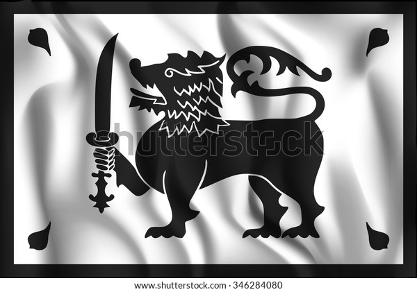 Sri Lanka Variant Flag Rectangular Shape Stock Vector (Royalty Free ...