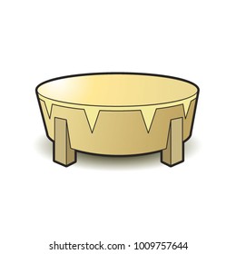 Sri Lankan drum vector drawing