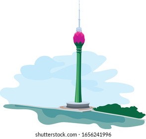 Sri Lankan Lotus Tower in  Colombo