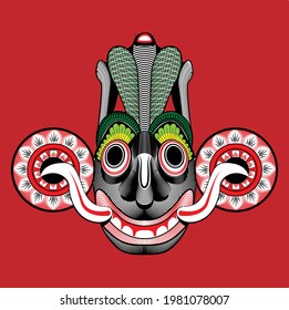 52 Sri lankan traditional mask Stock Vectors, Images & Vector Art ...