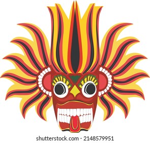 Sri Lankan Traditional Mask yaka Ambalangoda Devil dance 