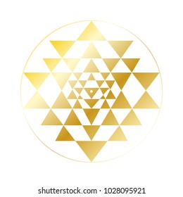 Sri Yantra Gold Edition