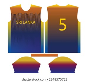 Srilanka cricket team sports kid design or Srilanka cricket jersey design
