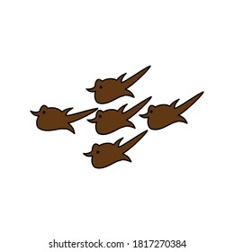 sriti bird icon vector design illustration