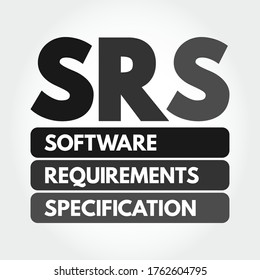 SRS - Software Requirements Specification Akronym, Technologie-Konzept-Hintergrund
