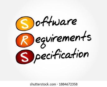 SRS - Software Requirements Specification Akronym, Technologie-Konzept-Hintergrund