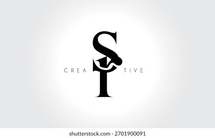 SRsr Elegant Serif Monogram Logo – Luxury Lowercase Typographic Lettermark for Modern Branding
