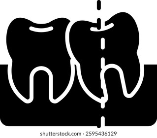 Srtaighten Icon Element For Design
