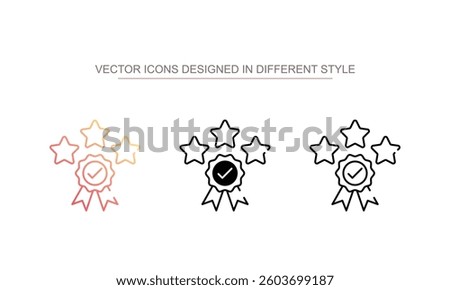 Srvice Gurantee icon design with white background stock illustration