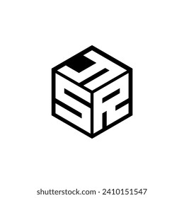SRY letter logo design with white background in illustrator. Vector logo, calligraphy designs for logo, Poster, Invitation, etc.