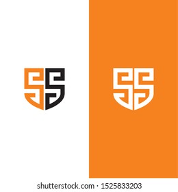 Ss 55 Initial Logo Vector Design