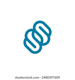 ss abstract logo modern style 