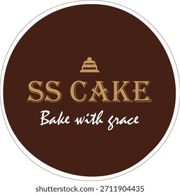 SS PASTEL LOGO BAKE CON GRACIA