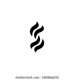 ss initial letter logo vector