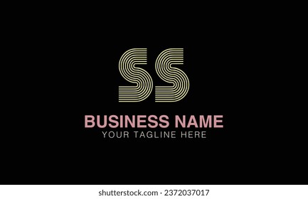 SS initial logo | initial based abstract modern minimal creative logo, vector template image. luxury logotype , real estate homie . typography . initials 