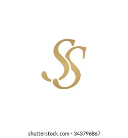 SS Initial Monogram Logo