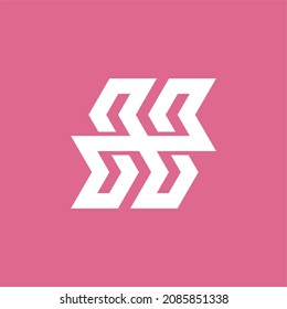 Imagen vectorial del logotipo de flecha SS