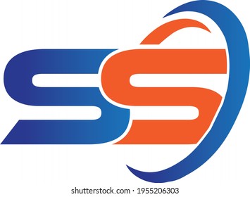 Ss Latter Logo Design Vector 