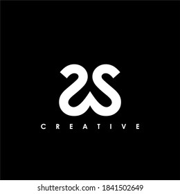 SS Letter Initial Logo Design Template Vector Illustration