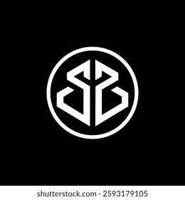 SS Letter Initial Logo Design Template Vector Illustration