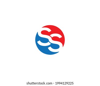 SS Letter Logo Design Creative Modern Vector
