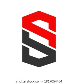 SS letter logo design eps