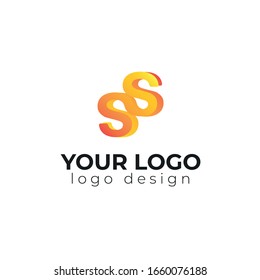 logotipo de letras logotipo de diseño logotipo de degradado