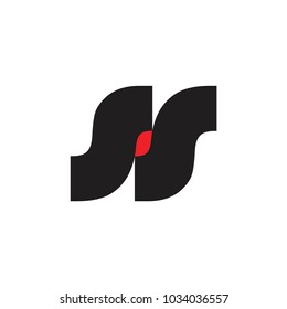 SS letter logo design vector