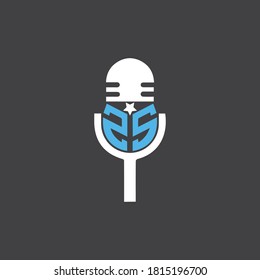 SS letter logo. SS icon, logo template . ss music logo