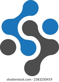 Plantilla vectorial de diseño de logotipo de letras SS