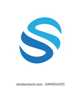 SS letter logo, letter S initial logo for business, ss initial logo vector template, letter ss design