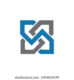 SS, S logotipo inicial para negocios, Plantilla de Vector de logotipo de letra ss, diseño de letra ss