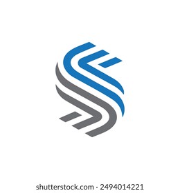 SS letter logo, letter S initial logo for business, ss initial logo vector template, letter ss design