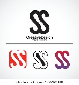 SS letter logo vector, modern concept for business name.eps10