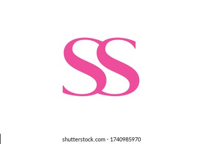 Ss Letter Mark Company Logo Stock Vector (Royalty Free) 1740985970 ...