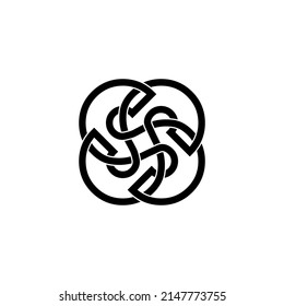 diseño original del logotipo del monograma de la letra ss